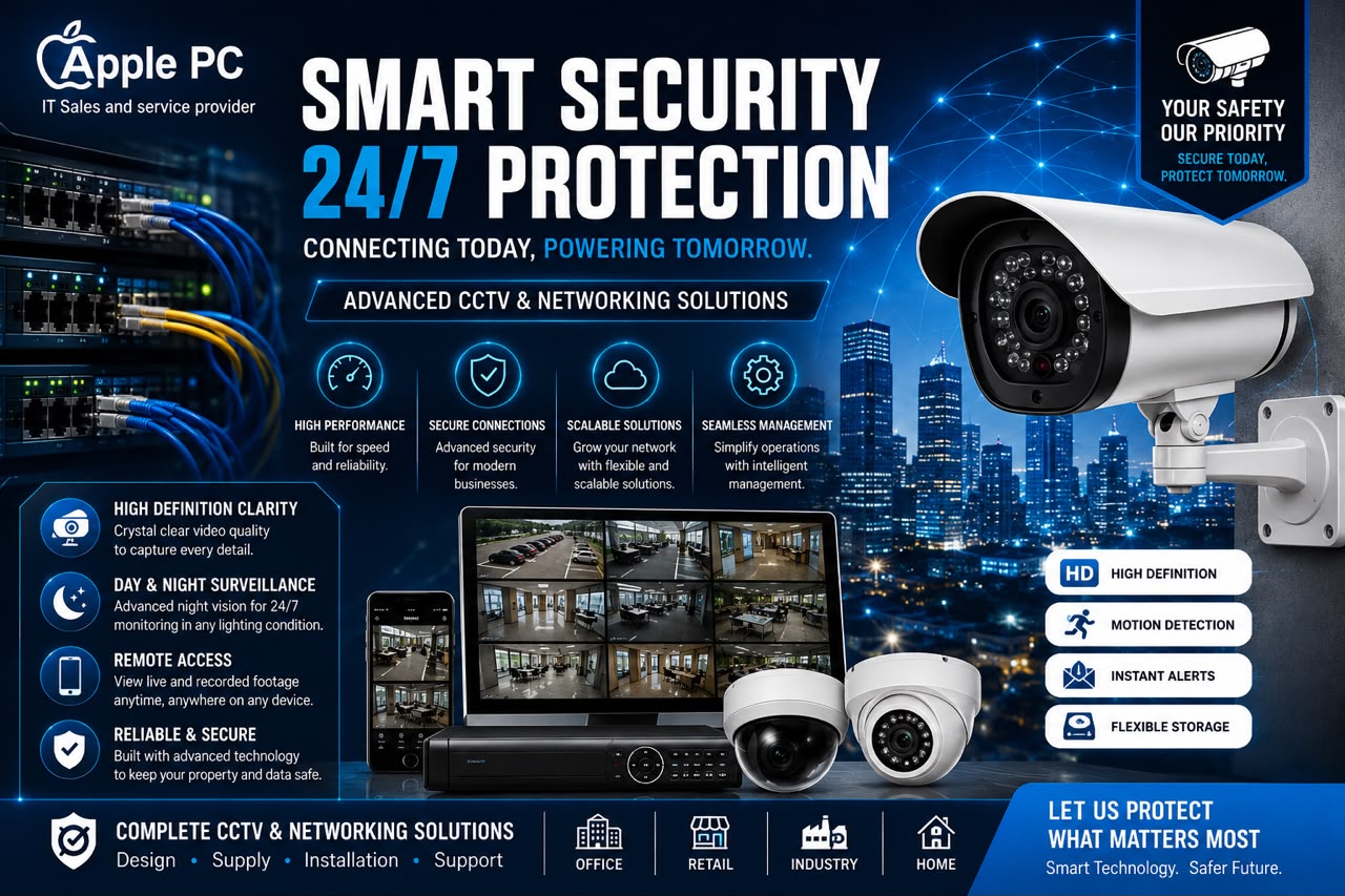 Smart Security & 24/7 Protection Solutions by Apple PC