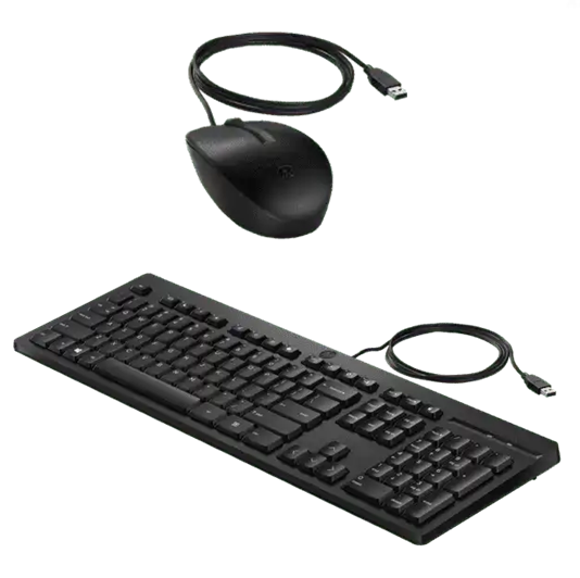 Combo de teclado y ratón con cable HP 225 - HP Store España